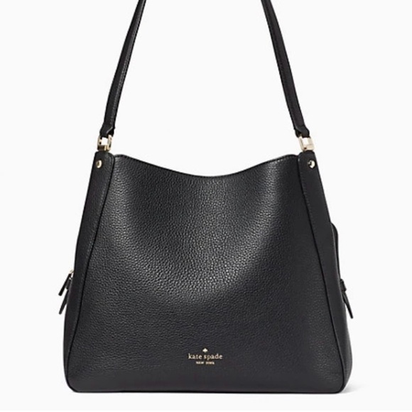 KATE SPADE NEW YORK LEILA LEATHER MEDIUM TOTE SHOULDER BAG - Picture 4 of 6